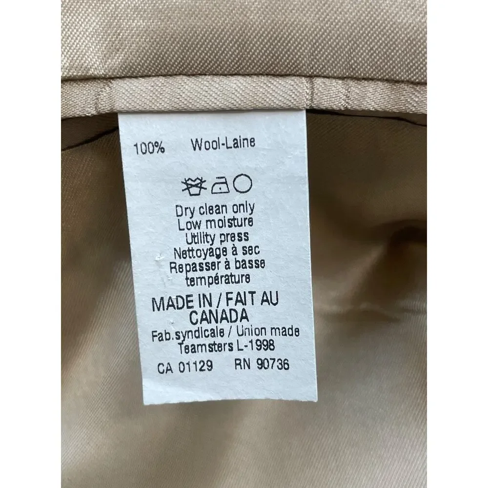 Lauren Ralph Lauren‎ Blazer Mens 42R Plaid 100% Wool 2-Button Single Breasted